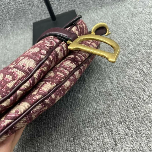 100% Authentic Dior Saddle Small Cloth Crossbody Bag - Picture 8 of 16